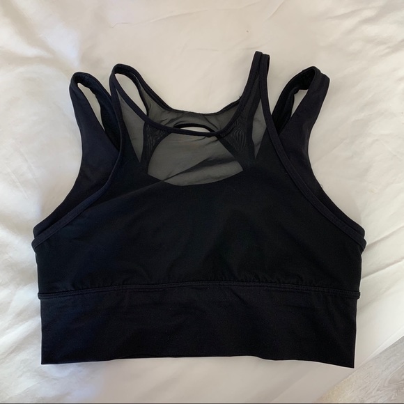 lululemon athletica Tops - lululemon black mesh bra